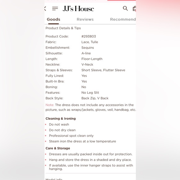 JJ’s House Taupe A-line V-Neck Floor-Length Dress - Picture 3 of 8